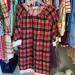 Girls plaid dress